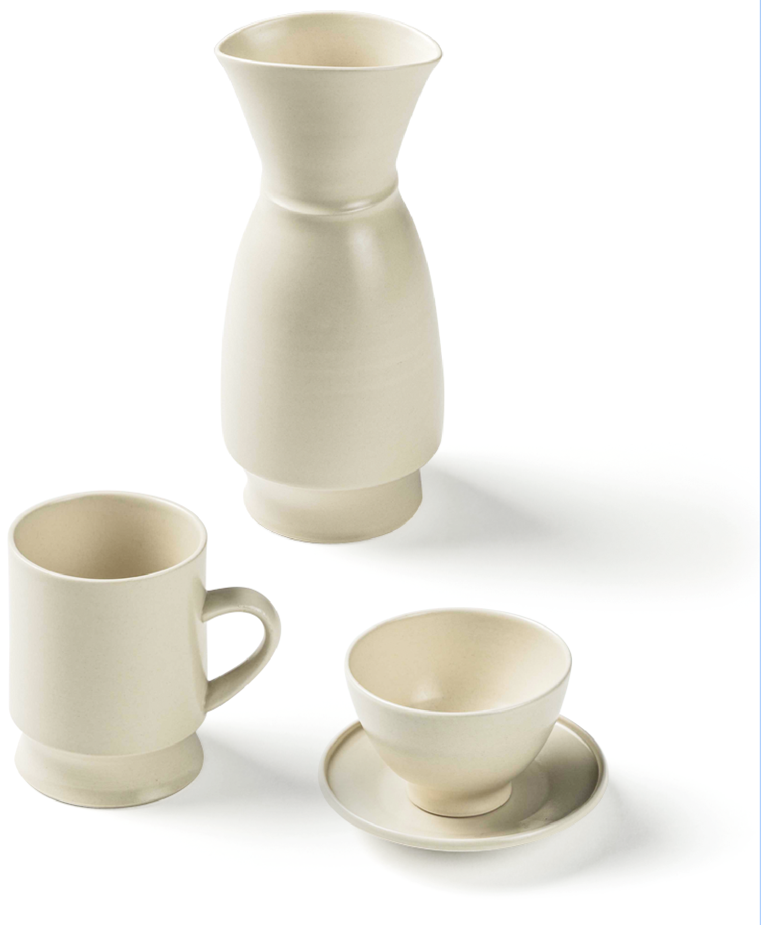 Pitcher　¥13,20／0Mug　¥5,280／Tea bowl　¥2,860／Saucer　¥2,640