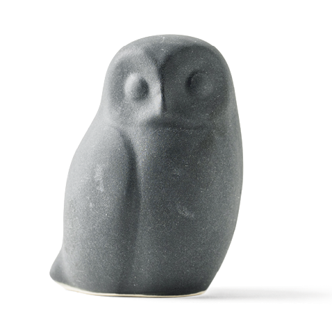 九谷焼置物 『Owl』