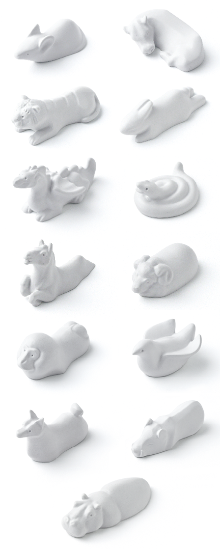 カトラリーレスト（12支＋カバ）