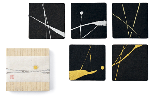 桐箱入りコースター