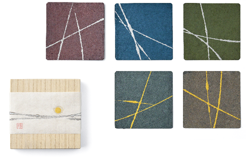 桐箱入りコースター