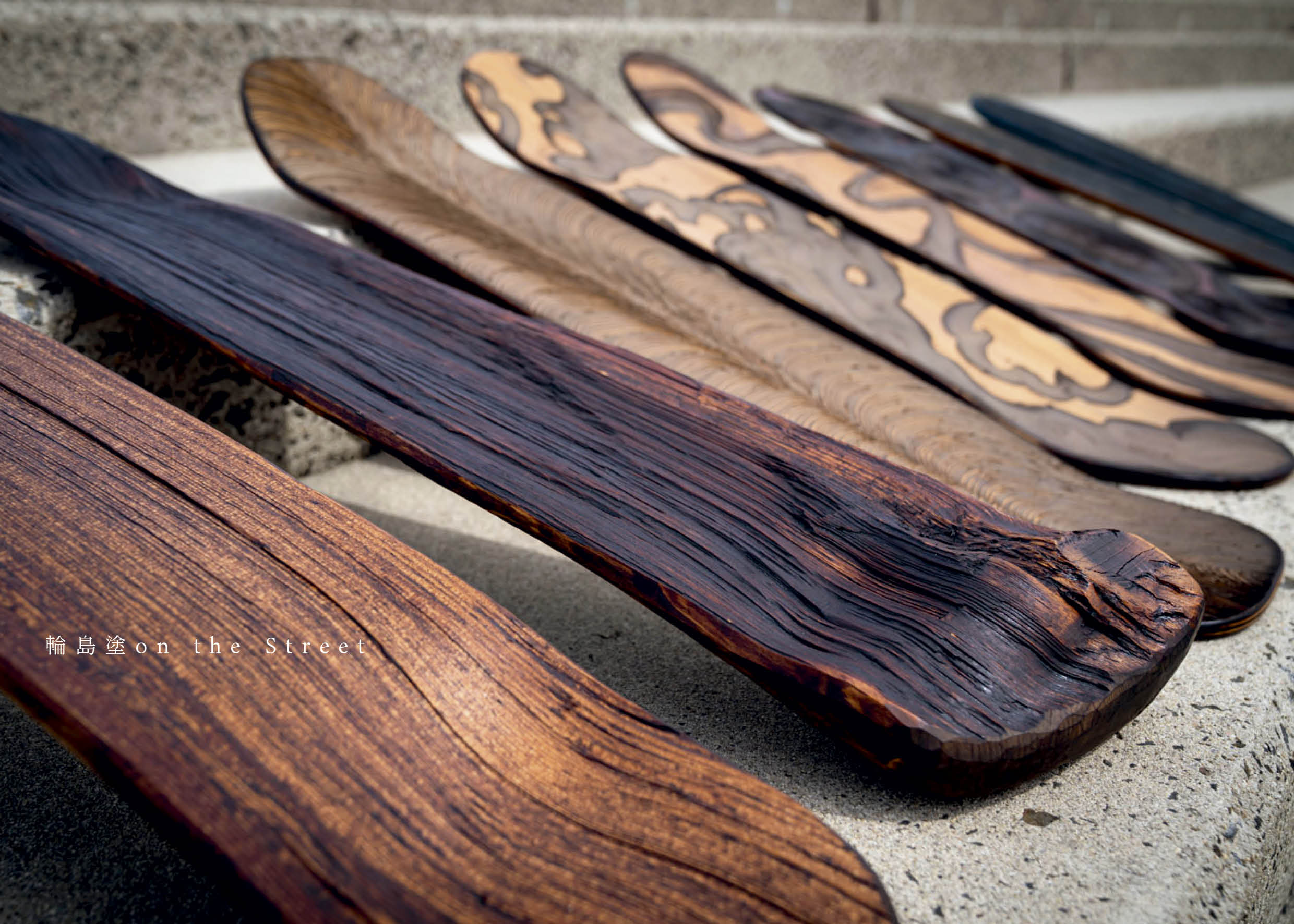 漆塗りスケートボード